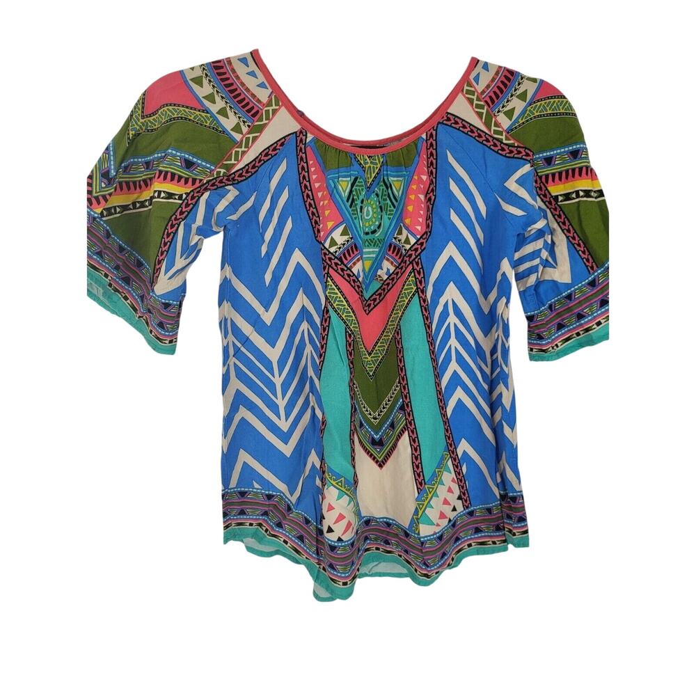 Flying Tomato Girls Dress Med 7/8 Little Girls‎ 3/4 Sleeve Pullover Multicolor